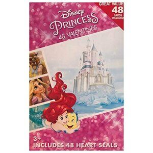 Disney Princess Valentines Day Cards For Kids Classroom Exchange 48 Count With H